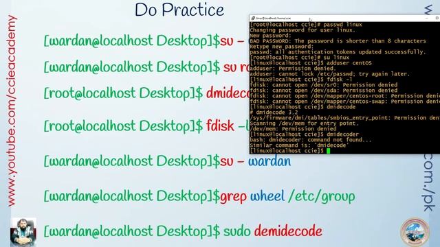 Normal User Works As A Root CentOS linux | Redhat | CCIE Academy смотреть онлайн