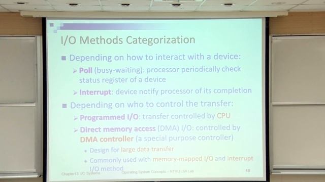 10510周志遠教授作業系統_第26D講 Ch13: I/O Systems смотреть онлайн