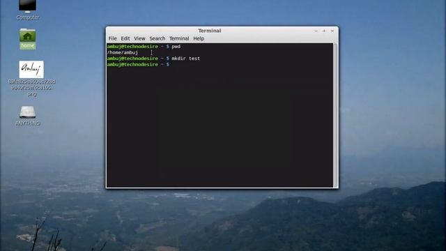 Working with directory using command line terminal in Linux Mint смотреть онлайн