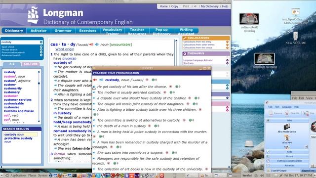 Longman Dictionary (a vocalized dictionary) running Linux. смотреть онлайн