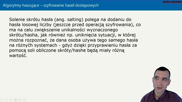 "Salting hash" - czyli przyprawmy skrót z hasła za pomocą soli, na przykładzie Debian GNU/Linux смотреть онлайн