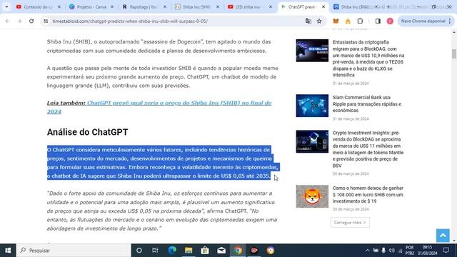 APOSENTADORIA COM SHIBA INU - QUANDO ATINGE $ 0,05 (CHOCANTE) NOTÍCIAS DE SHIBA INU смотреть онлайн