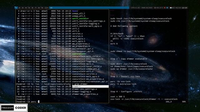 #BabyStep 86 - xsecurelock - Auto lock screen with timeout - Arch Linux смотреть онлайн