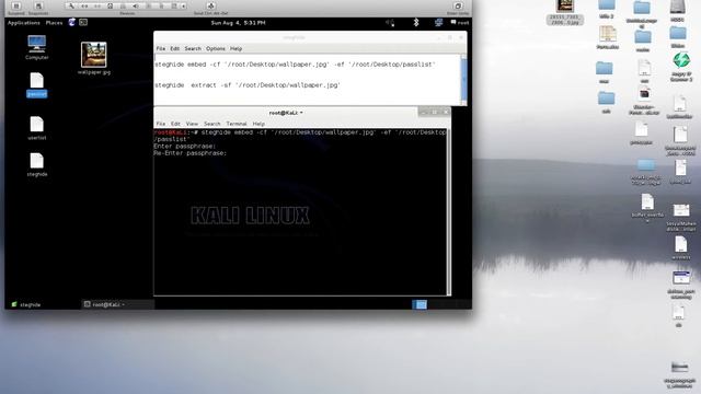 securitymodeon.com Steghide Kali Linux смотреть онлайн