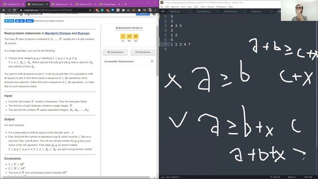 CodeChef Lunchtime January 2021 Screencast, a.k.a. 'too tired to continue' смотреть онлайн