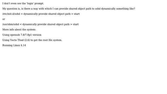 Error while starting open ssh : /usr/sbin/sshd: /lib/libcrypt.so.1: version `XCRYPT_2.0' not... смотреть онлайн