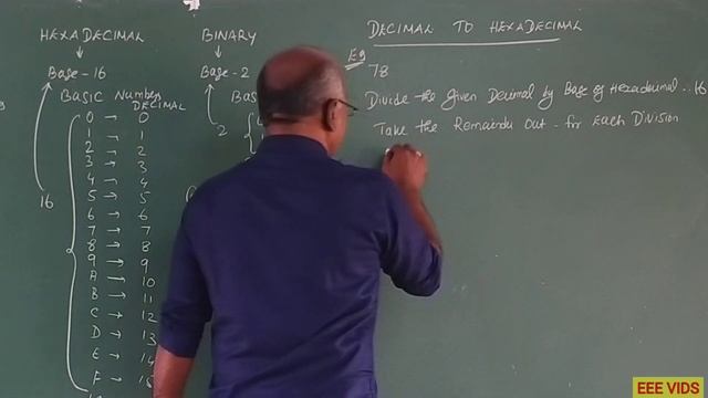 Decimal to Hexadecimal Convert in tamil| Calculation Steps| смотреть онлайн