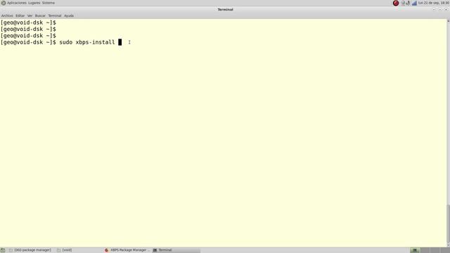 #002 - Voidlinux - XBPS Package Manager смотреть онлайн