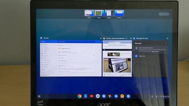 First look at Virtual Desks on Chrome OS 77 смотреть онлайн