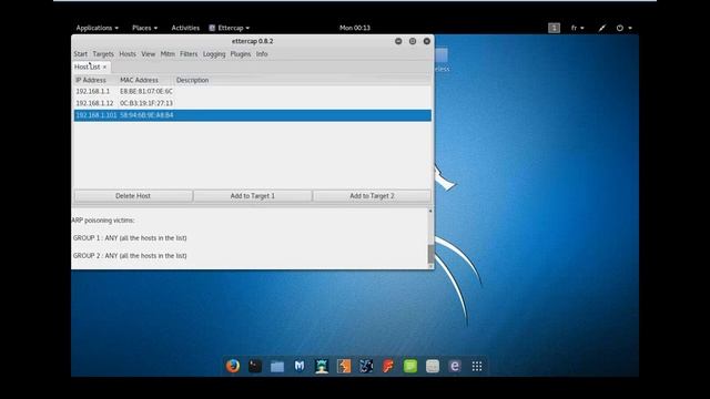 Arp poisoning Attack Darija HD (Kali-linux) смотреть онлайн