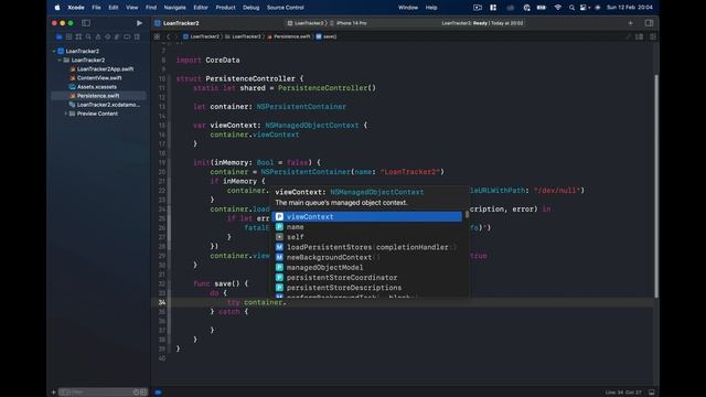 iOS 16 SwiftUI Loan Tracker using CoreData, MVVM Part 1/10 смотреть онлайн