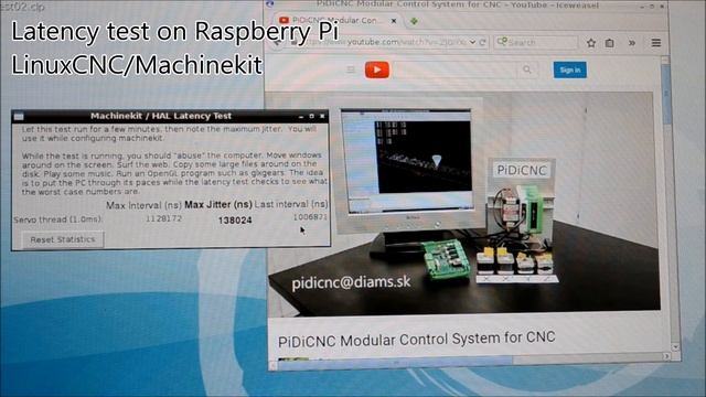 PiDiCNC - LinuxCNC/Machinekit - Latency test on Raspberry Pi 2 смотреть онлайн