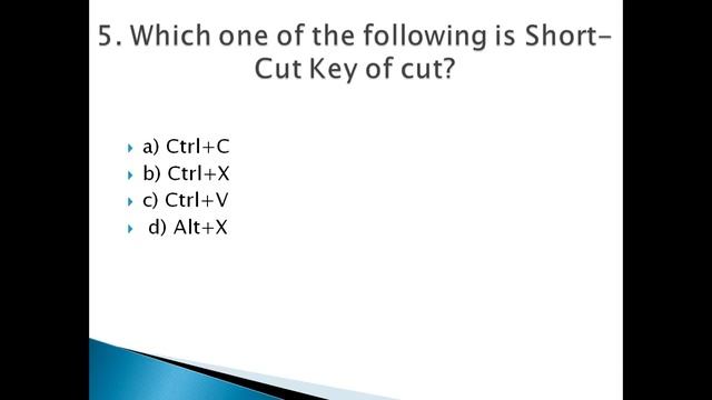 Multiple choice questions of Computer смотреть онлайн