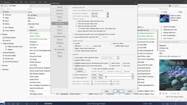 MusicBee Guide Part 18: Preferences смотреть онлайн