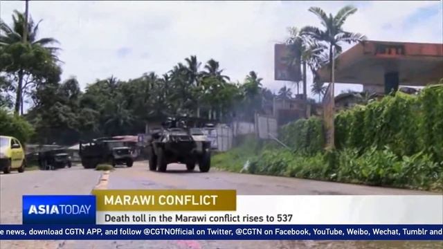 Death toll in Marawi conflict rises to 537 смотреть онлайн