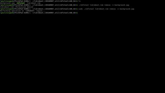 Libreboot Changing Background Image смотреть онлайн