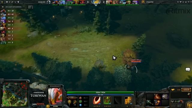 Team Liquid vs Fnatic EU Game 1 - Russian DOTA2 League - TobiWan смотреть онлайн