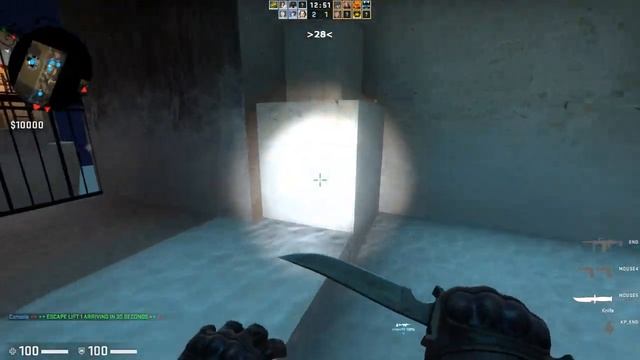 Counter Strike Global Offensive - Zombie Escape mod online gameplay on ze_licciana_xmas map смотреть онлайн