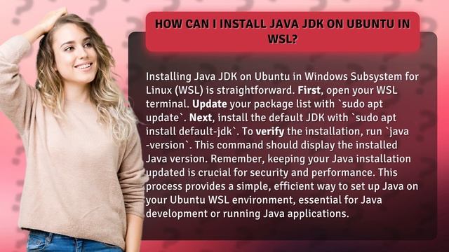 How Can I Install Java JDK on Ubuntu in WSL? смотреть онлайн