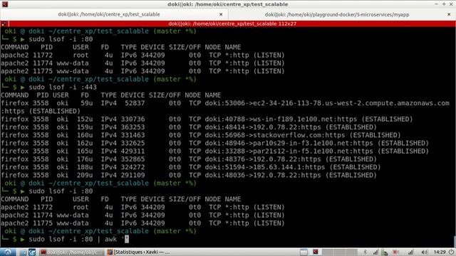 Sysadmins - 1. Killer des processus en écoute sur un port particulier (lsof + awk) | tutos fr смотреть онлайн