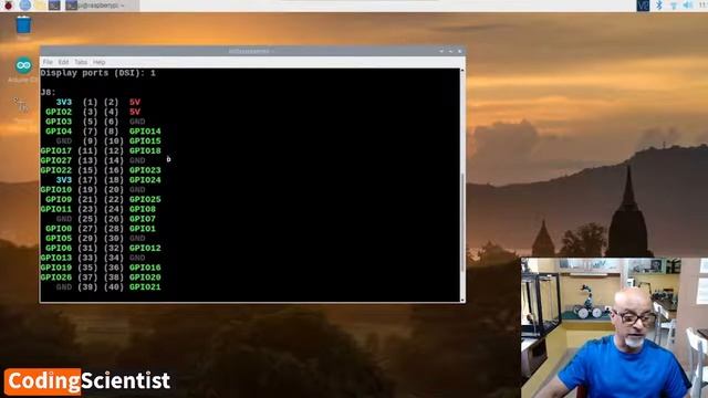 Lesson 21 Pin Out Commands to view GPIO on Terminal смотреть онлайн