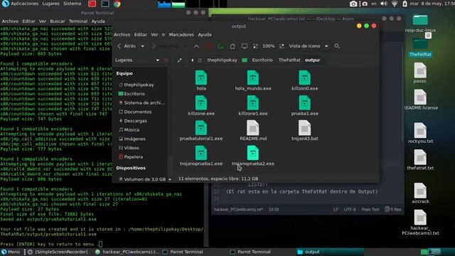 como hackear cualquier webcam en el 2018// PARROT OS - THE FAT RAT смотреть онлайн