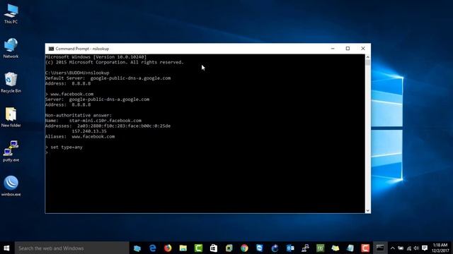 How to use Nslookup in Windows 10,8,7 смотреть онлайн