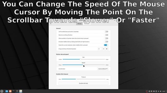 How To Change The Mouse Cursor Speed - Linux Mint Cinnamon (2024) смотреть онлайн