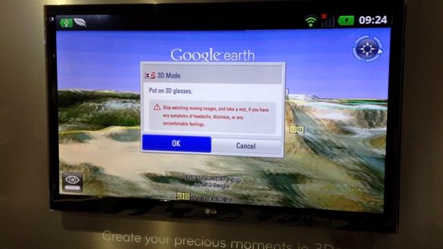 MWC 2012 : Google Earth on LG Optimus 3D Max смотреть онлайн
