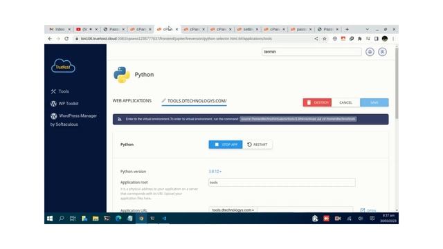 How to deploy a Django application on Cpanel смотреть онлайн