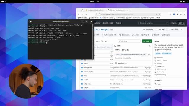 Run ComfyUI on AMD GPU with ROCm on Fedora Linux (DALL-E, Midjourney) смотреть онлайн
