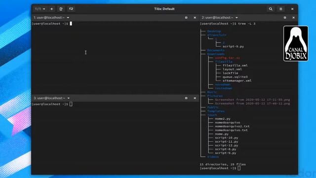 Comando CP para copiar arquivos e diretorios no Bash Terminal - Linux Fedora Canal Djobix de TI смотреть онлайн