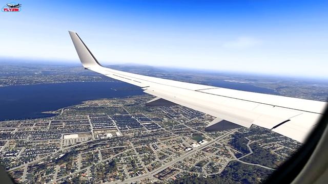 X-Plane 11 Realistic 737-800 Landing l Photoreal Scenery By "Ortho4XP" смотреть онлайн