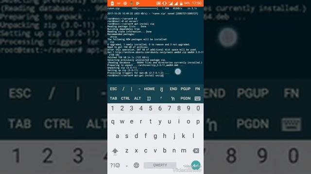 :: สอนวิธีการติดตั้งตัวรัน เเละเปิดเซิฟเวอร์ MCPE 1.1.0 - 1.1.7 ใน Linux Ubuntu 17.04 x64 :: смотреть онлайн