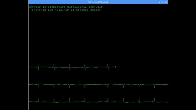 Demonstration of Tektronix 4010/4014 terminal emulator смотреть онлайн