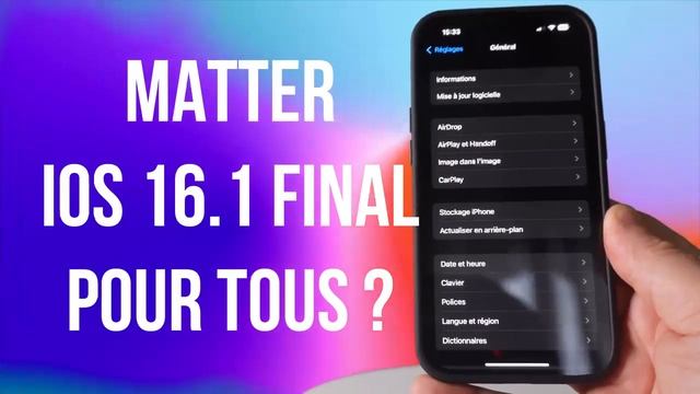 iOS 16.1 beta 5 Les Nouveautés Sur iPhone : iOS 16.1 en approche au fait quoi de neuf dans iOS 16.1 смотреть онлайн