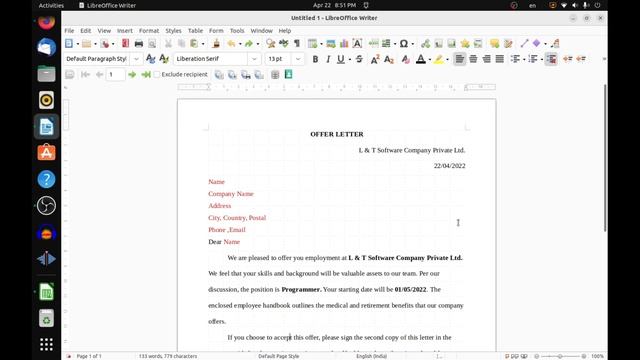 Ubuntu Mail Merge - Writer смотреть онлайн