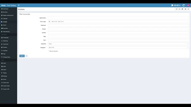 Creating your first invoice in Kimai смотреть онлайн