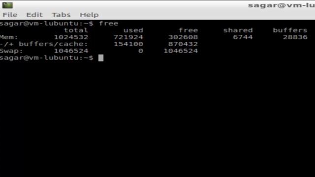 free command in Linux смотреть онлайн