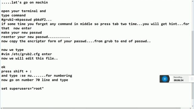 how to create password in grub in RHEL 7 смотреть онлайн