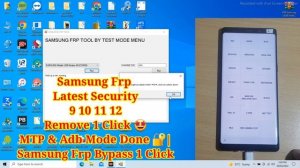 Samsung FRP Unlock Game Over One Click 🔓💥|Samsung Frp Remove 1 Click 🤩|Samsung Amazing Frp Tool Fre