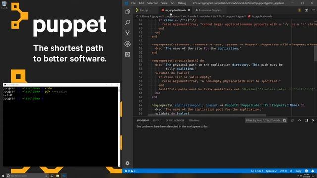 Puppet, PDK and Visual Studio Code- From Zero to Productive in 5 Minutes смотреть онлайн