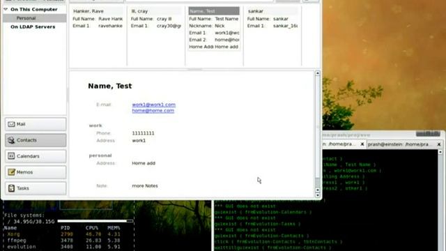 Evolution Addressbook Automation using LDTP смотреть онлайн