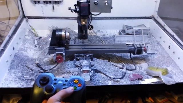 SHERLINE CNC USING A GAMEPAD смотреть онлайн