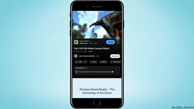 How To Watch VR Videos on Youtube iPhone (NEW WAY!) смотреть онлайн
