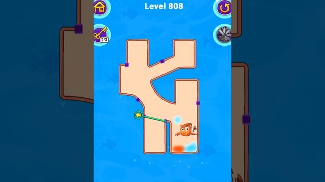 fish rescue game pull the pin save the fish game Android iOS game смотреть онлайн