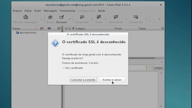Claws Mail - Instalando e Configurando Contas de e-mail no Linux Debian смотреть онлайн