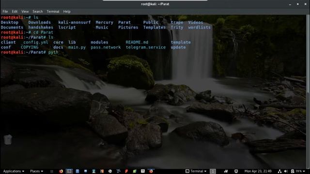 Parat-Best hacking tool on Kali Linux 2018.1 смотреть онлайн