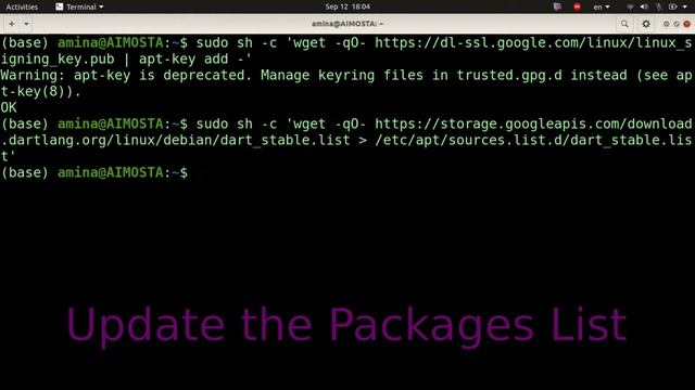 Install Dart - Ubuntu смотреть онлайн