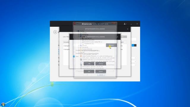 how to make files or folders excluded in bitdefender total security 2015-2016 смотреть онлайн